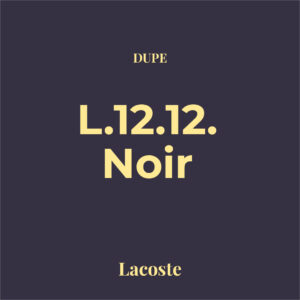 Dupe Eau de Lacoste L.12.12. Noir