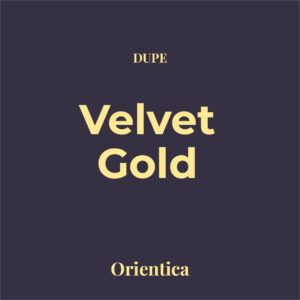 Dupe Velvet Gold